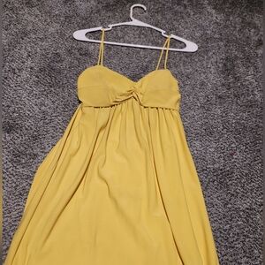 Elegant Yellow Dress